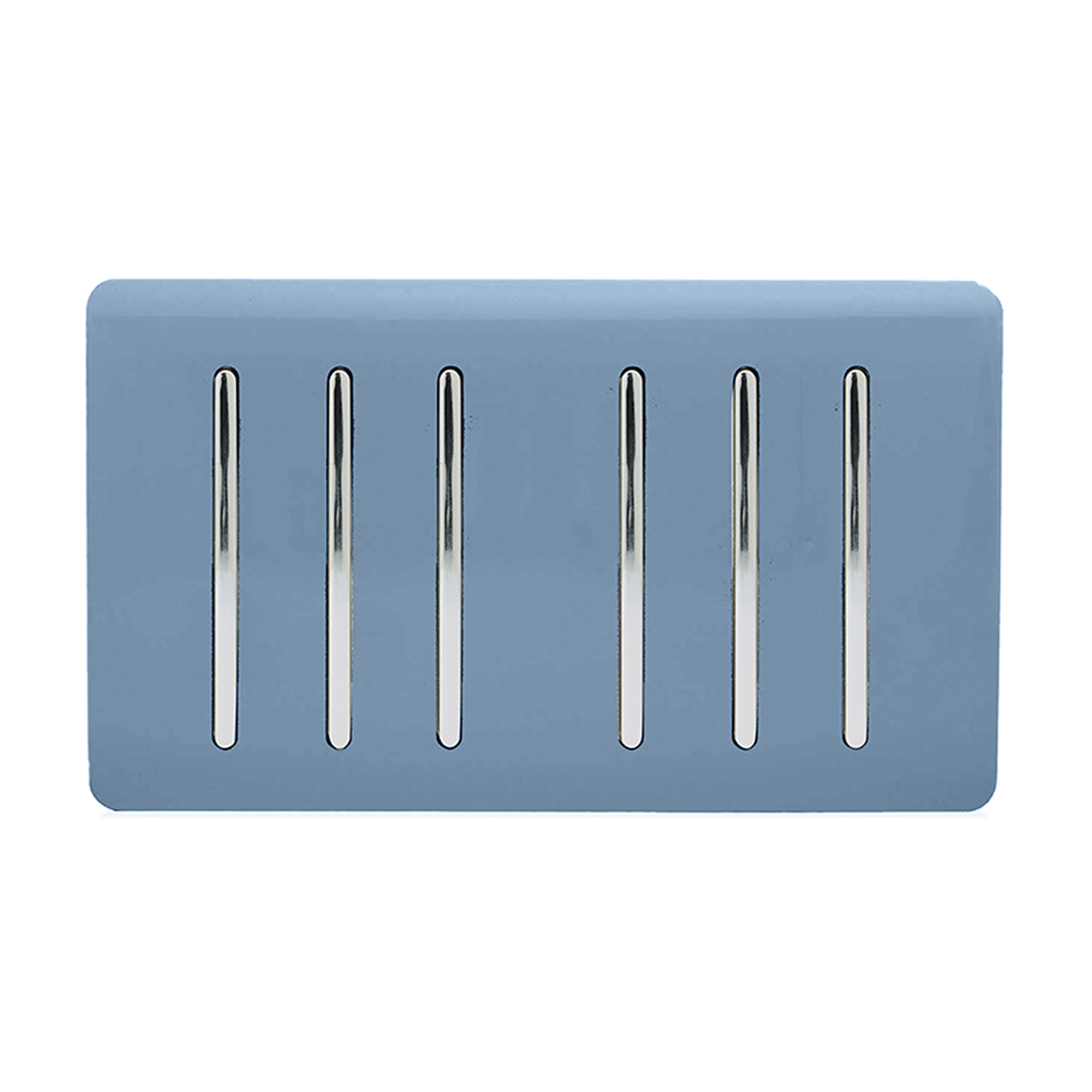 ART-SS66SK  6 Gang 2 Way 10 Amp Rocker Twin Plate Sky